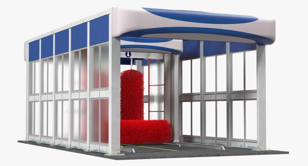 Sistema di autolavaggio automatico a tunnel automatic vehicle wash system